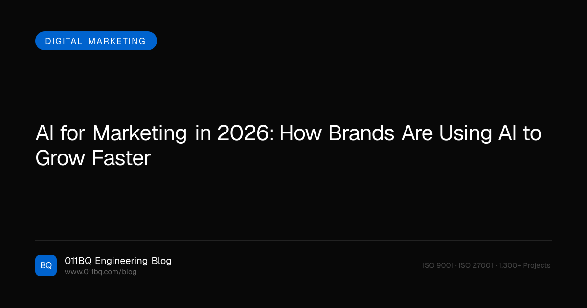 AI for Marketing in 2026: How Brands Are Using AI to Grow Faster