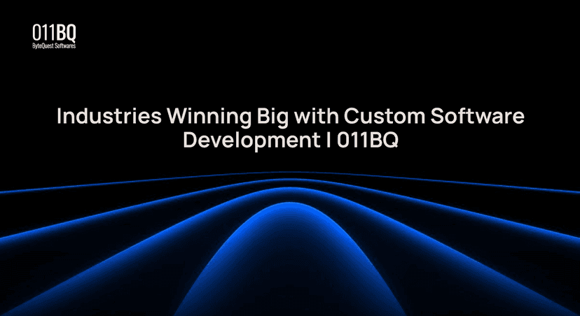 Industries Winning Big with Custom Software Development | 011BQ
