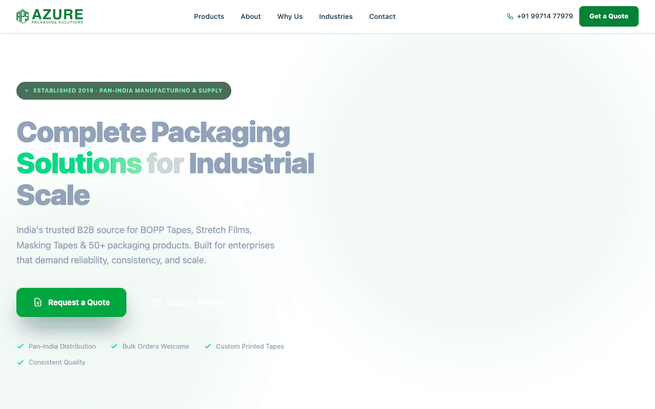 Azure Packaging Solutions