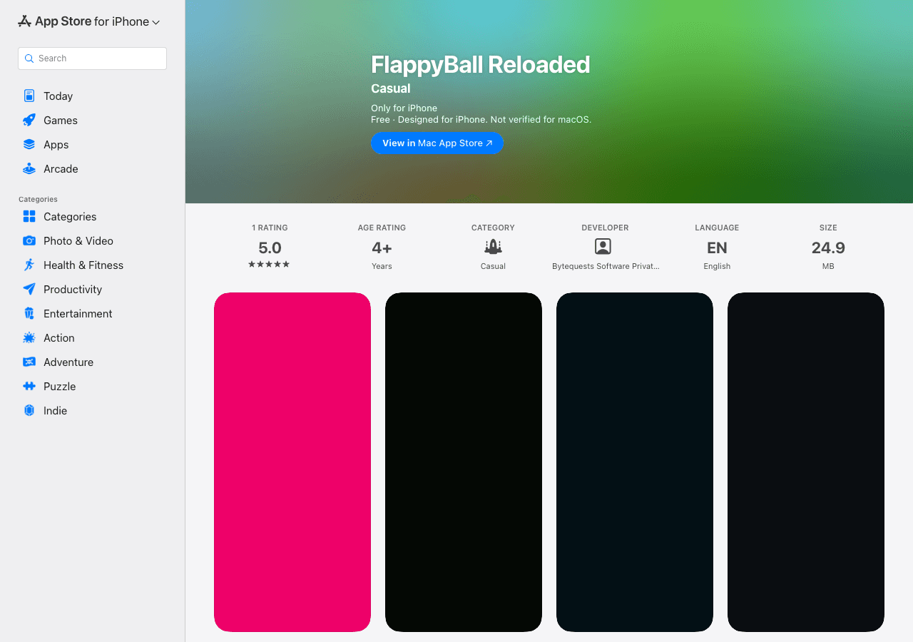 Flappy Ball Reloaded